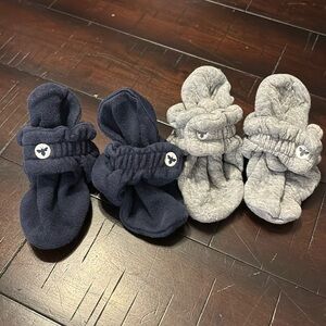 Burt’s bees baby booties size 6-9m